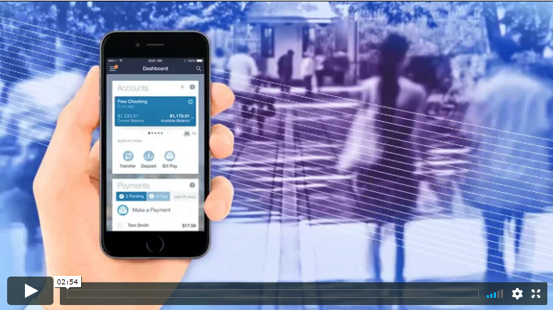 Mobile Banking Video screen capture