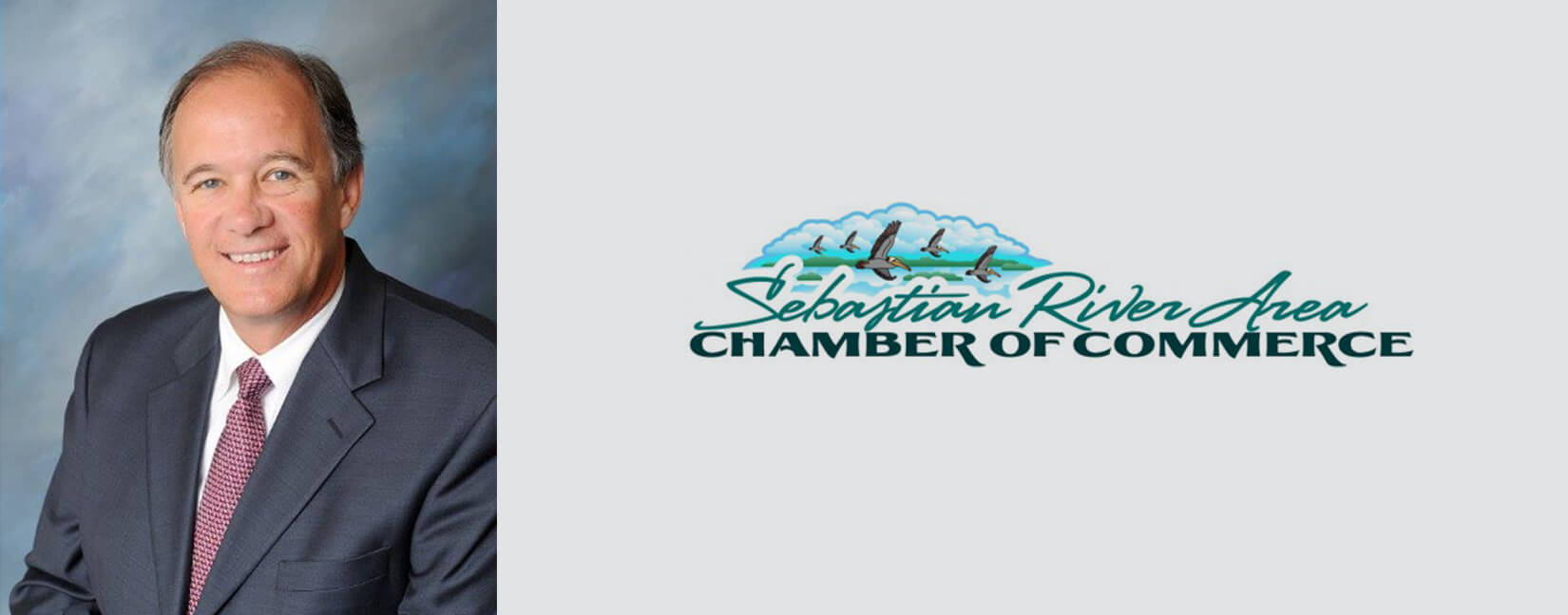 Bob Morgan and Sebastian River area Chamber of Commerce